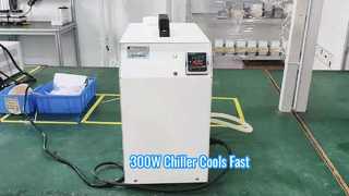 Máy làm lạnh chất lỏng tuần hoàn nhiệt điện 300W Tấm che màu trắng